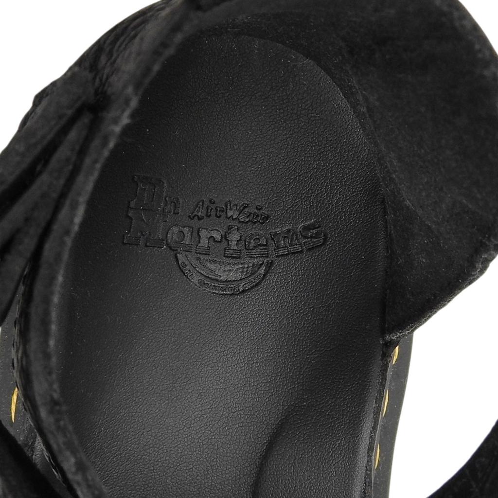 Pristine Dr.Martens Sandals Clarissa 2 Quad Black Leather Women Used
