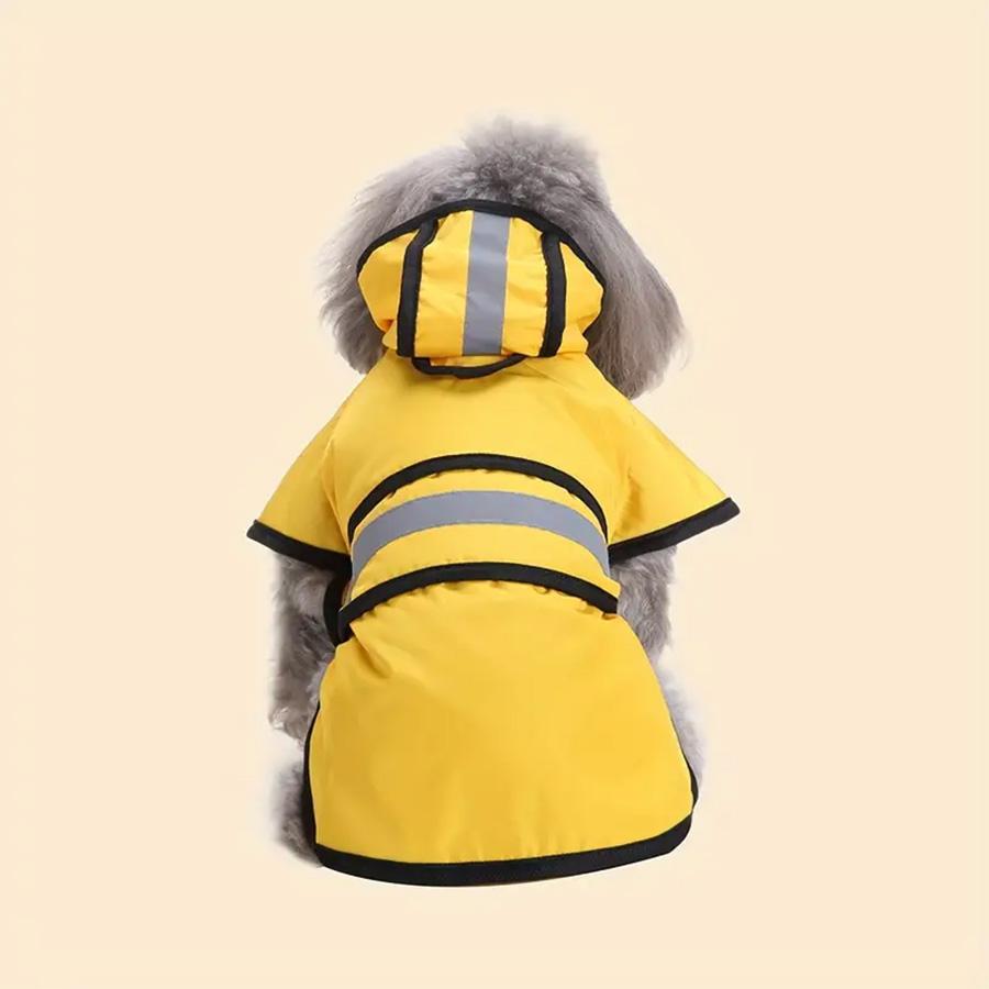 Adjustable Dog Raincoat, Waterproof And Windproof, Suitable For Different Dog Types, Keeping Pets Dry And Comfortable When Going Out On Rainy Days