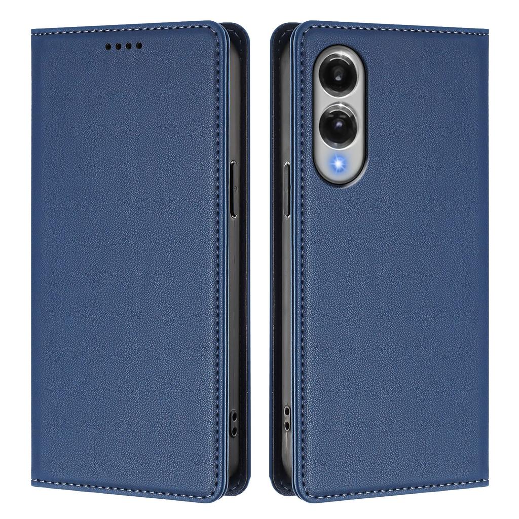 For Samsung Galaxy S25 Edge Leather Wallet Case Magnetic Closure RFID Blocking Phone Cover