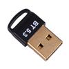 USB Bluetooth Adapter Delayless Gold Plated Plug 5.3 Bluetooth Dongle Transmitter Receiver for Windows 8.1 10 11 PC