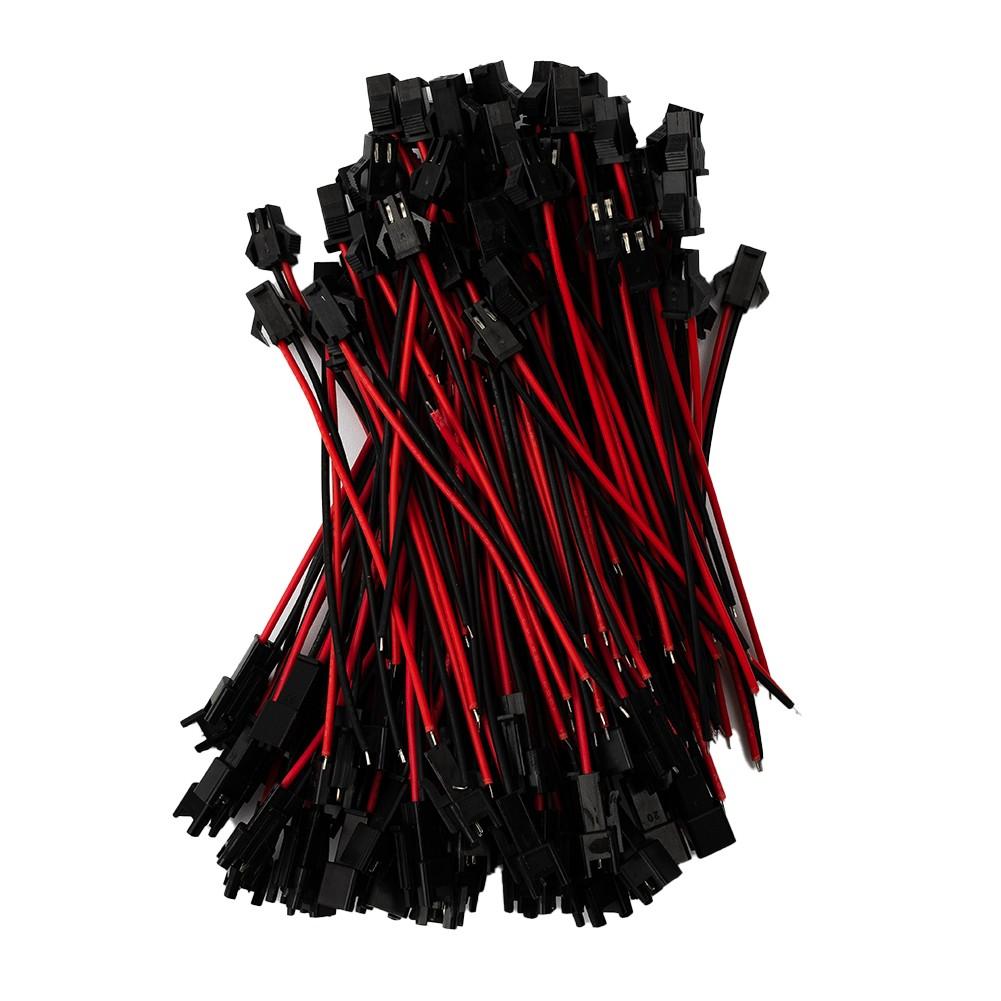 120pcs 2Pin  Plug SM Connector Terminal Male Female Wire Connector Adapter