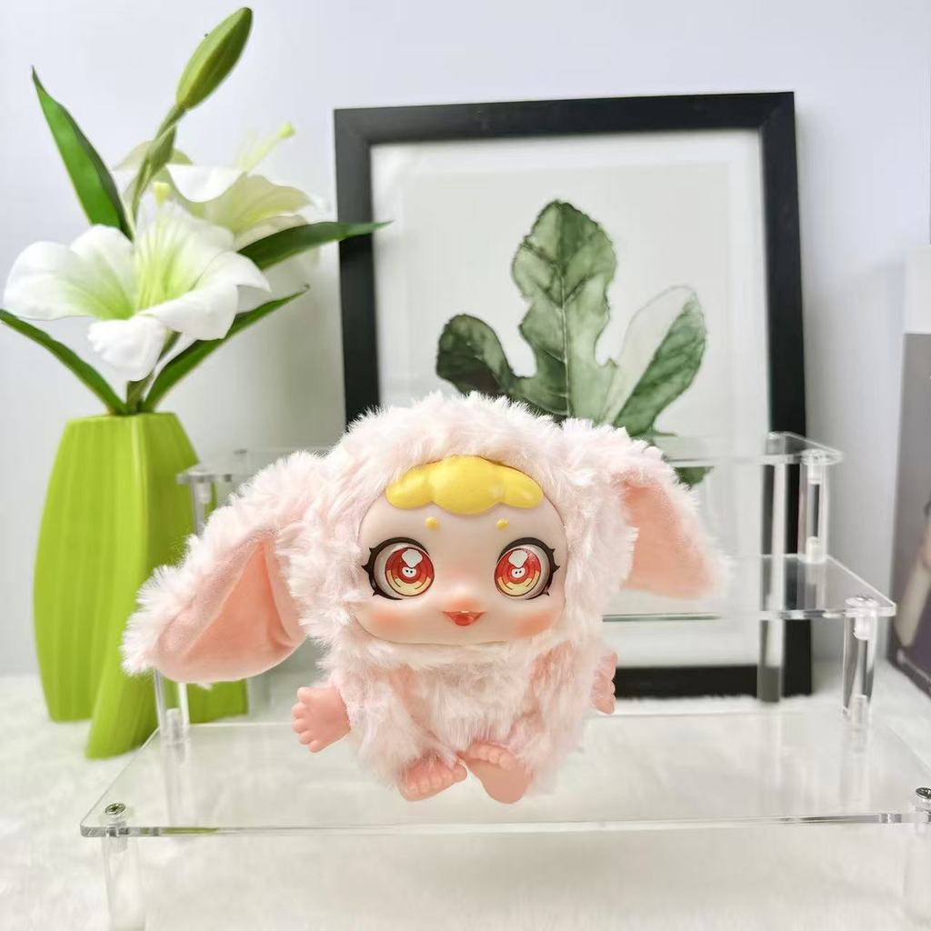Baby Three Plush Rabbit Keychain With Pp Cotton Filling For Kids And Adults