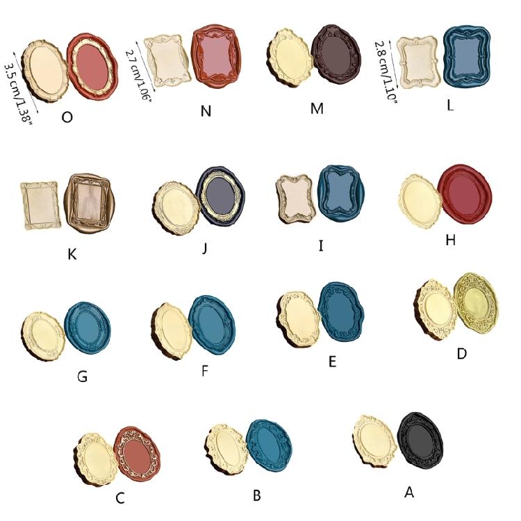 Photo Frame Stamp Head Wax Seal Stamp Head Seal Envelope Invitation Scrapbooking