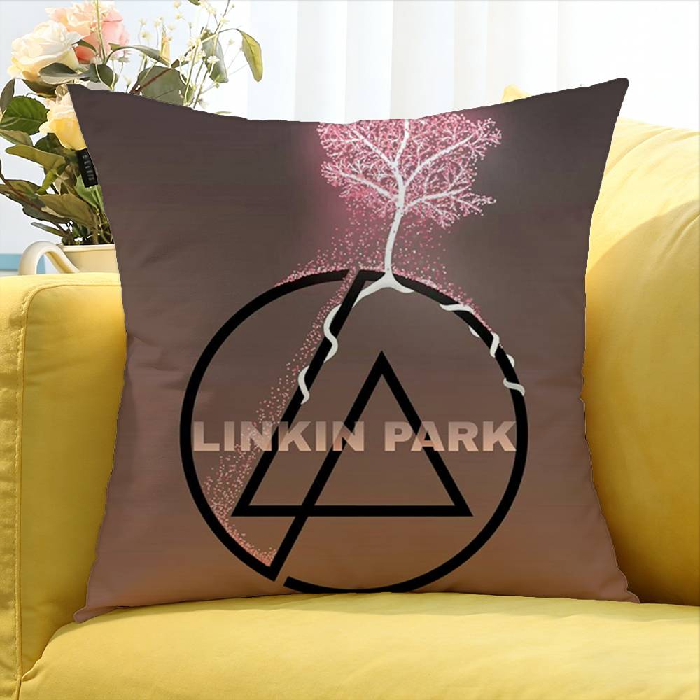 L-Linkin-S-Parks Cartoon Various Sizes Square Pillow Case For Car Home Bedchamber Decor