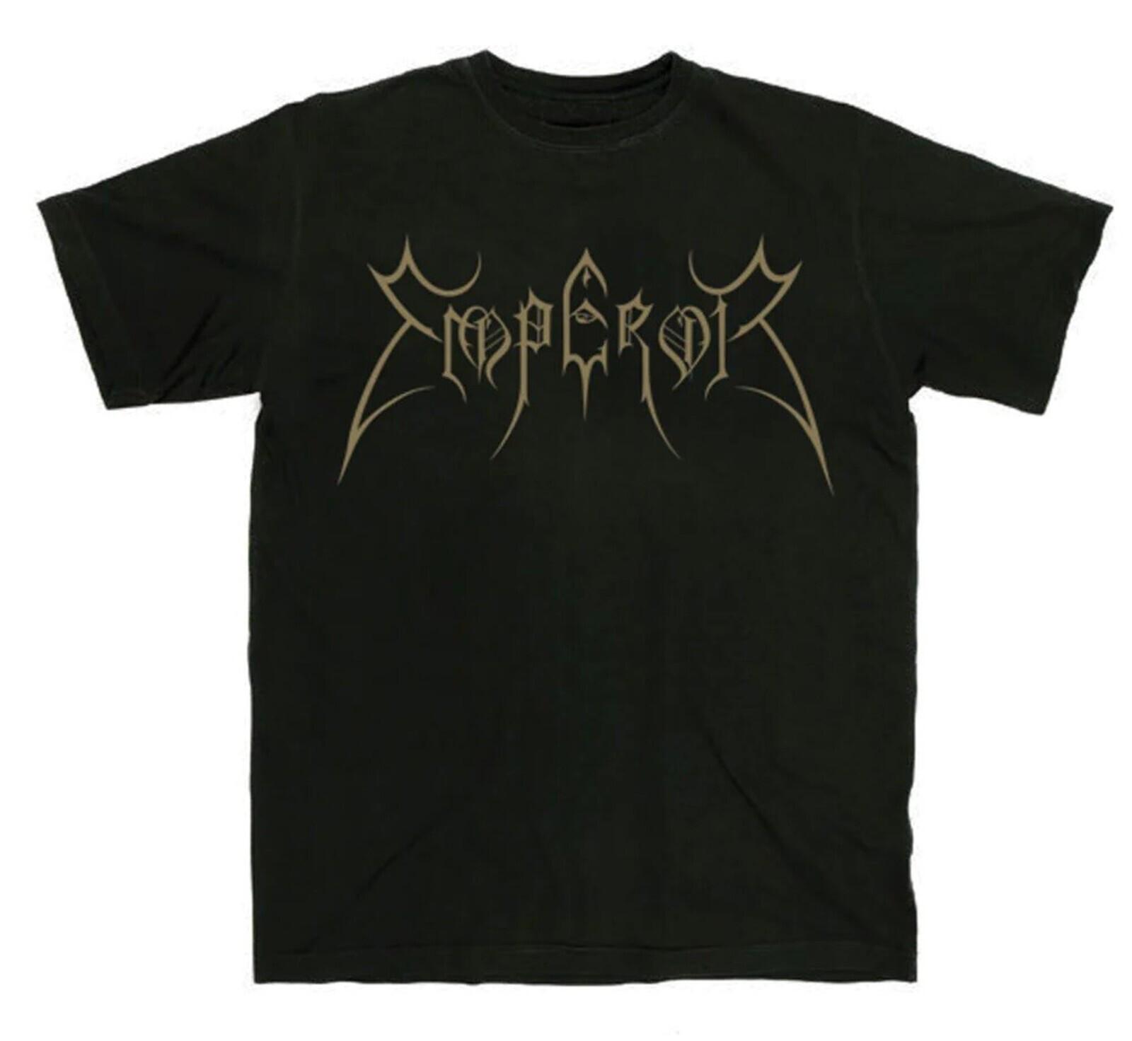 EMPEROR cd cvr GOLD LOGO Official SHIRT XL New wrath shadows anthems nightside S