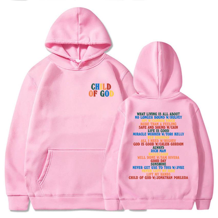 Herrenbekleidung Child of God Tour 2024 Forrest Frank Hoodies Bequeme, weiche Sweatshirts mit Moletom-Buchstaben-Grafikdruck Winter