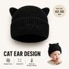 Soft Warm Winter Cap Cat Ear Embroidered Bonnet Casual Casual Knit Cap  Autumn Winter