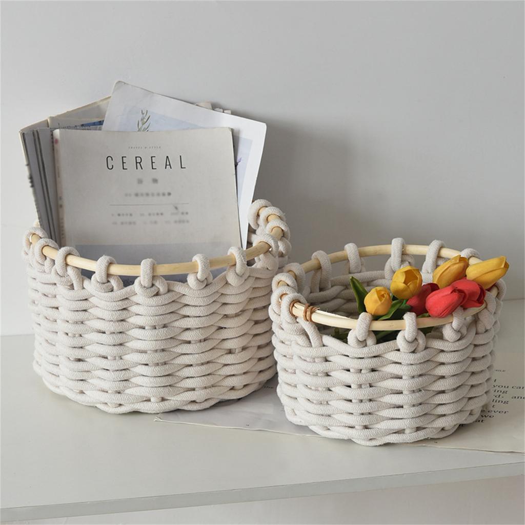 Nursery Storage Toy Organization Baskets Delicate Handwoven Storage Baskets For Shelving And Closet Organization Needs