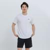 Li Ning Casual Sportswear Unisex White Short Sleeved Shirt+Black Shorts AATU015-5
