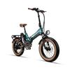 MIHOGO ONE 750W Fat Tire Electric Bike, 167 Mile Range, Dual Battery, 20"x4.0 Tires, Magnesium Alloy Frame for Urban Commute