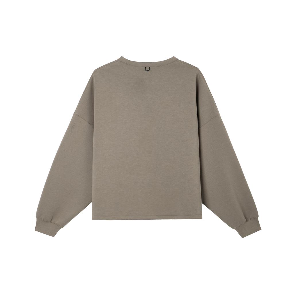 New Nike Sweatshirt Women's Dark Khaki HQ8194-233