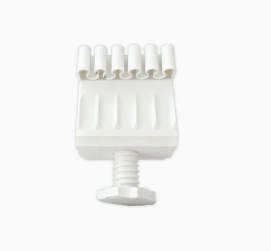 

3D Printed Pla Eco-Friendly Material Desktop Data Cable Holder, Desktop Traceless Cable Management and Storage Organizer, 1 Pc белый