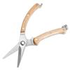 Gardening Pruning Shears – Wood Grain Handle Flower Picking Shears, Fine Branch & Fruit Picking Shears,  Pruning Scissor