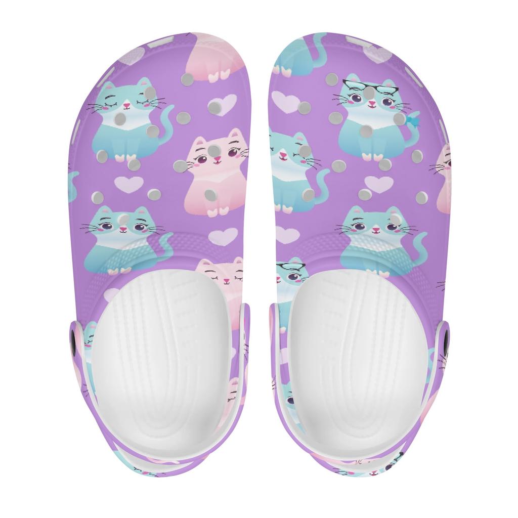 For Women Men Fun Printed EVA Casual Clogs Easy Clean Lightweight Slip On Soft Shoes Lightweight Summer Sandals Casual Daily Wear