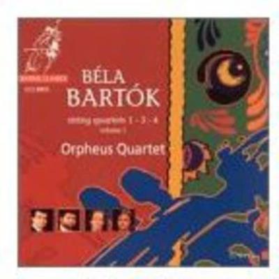 CD BARTOK / ORPHEUS STRING QUARTET - String Quartet 1 3 & 4  CCS8895 Japan Classical Used