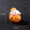 Halloween Decoration Accessories Miniature Figurines Mummy Skull Rabbit Magic House Ghost Pumpkin Desktop Scene Decor Set 8Pcs