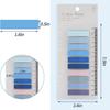 200 Sheets Transparent Sticky Notes Self-Adhesive Reading Annotation for Books Notepad Bookmarks Memo Pad Index Tabs