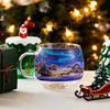 Christmas Themed Painted Mug for Coffee Juice Beverage Festival Atmosphere Party Decorations - Festive Cup for Beverages