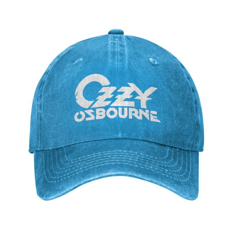 Custom Ozzy Osbourne Metal Rock Print Baseball Caps Vintage Cotton Washed Headwear Men Women Outdoor Sun Golf Hats Snapback Cap
