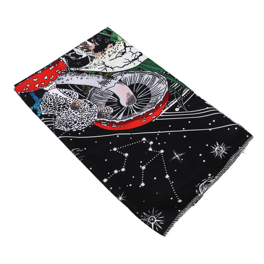 Decorative Tapestry Colorful Mushroom Skull Pattern Soft Lightweight Exquisite Beautiful Backdrop