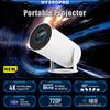 HY300PRO Mini Projector Dormitory 1280*720P Resolution Built-in Android 11.0 System Auto Keystone Correction 0°-180° Projection