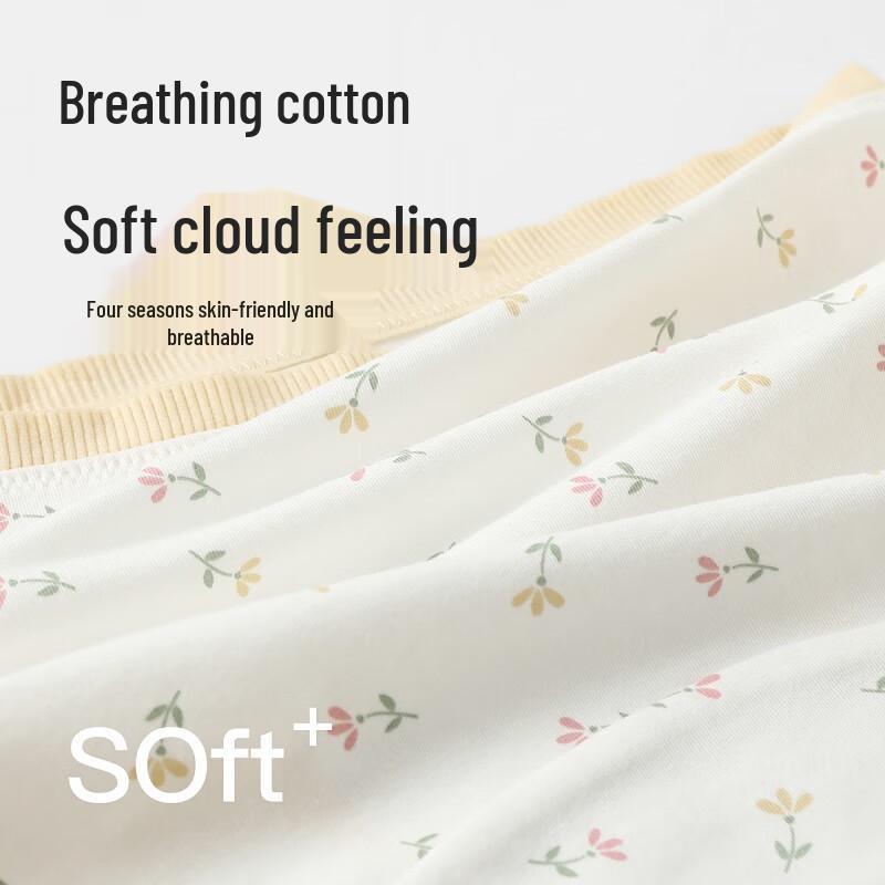 Fenteng Women's Antibacterial Cotton Briefs (4-Pack)