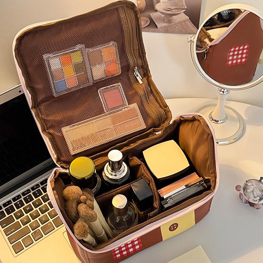 Little House Makeup Bag Women's Cosmetic Bag Cosmetic Pouch Cosmetic Bag Organizer for Women Bathroom Toiletry Zipper Bag