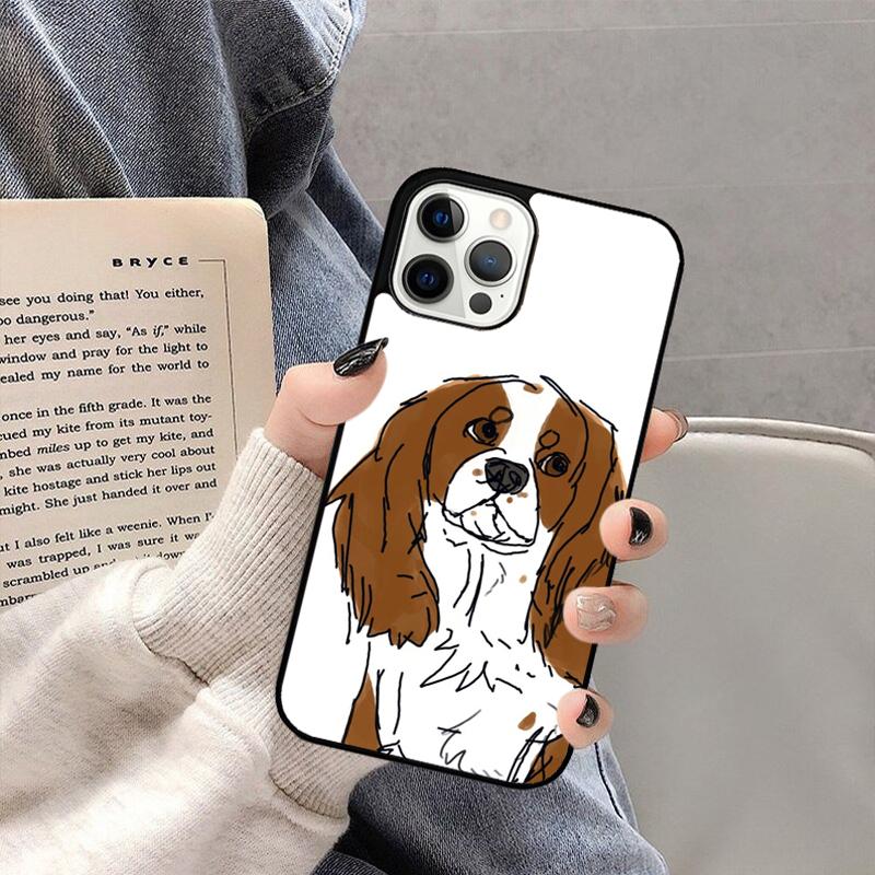 Cavalier King Charles Spaniel Dog Phone Case Cover For iPhone 17 Air 16 15 14 Plus 11 12 13 Pro  Max Coque Cover Shell