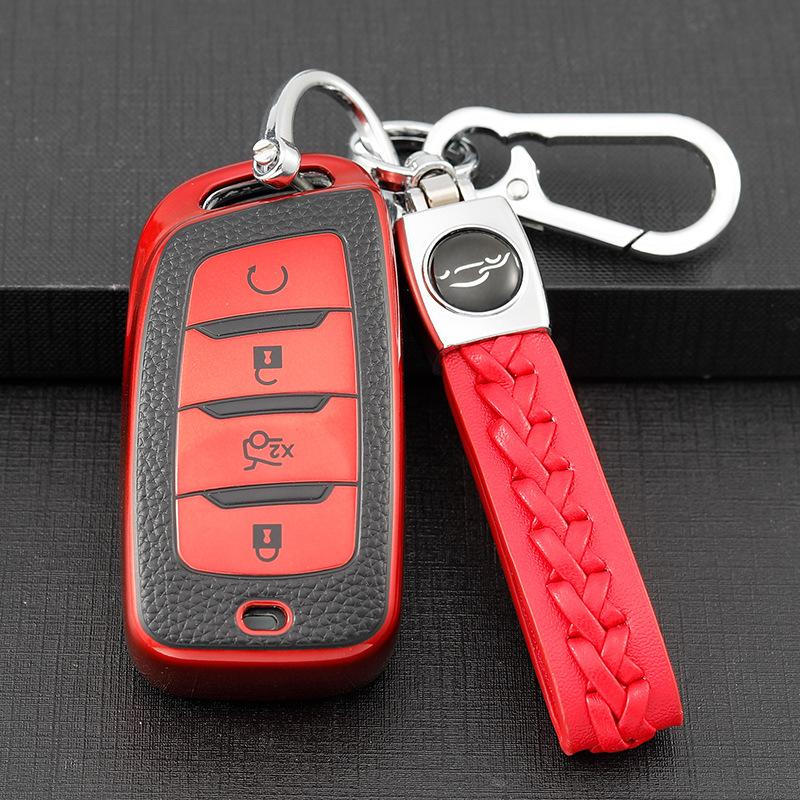 Suitable for Chang'ancs95Car Key sleevecs85CoupeBagcs35PlusCar Remote Control Buckle Key Case Cover