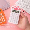 Calculator Drăguț cu Gheare de Pisică și Căpșună Desen Animat - Ideal pentru Studenți și Utilizare la Birou