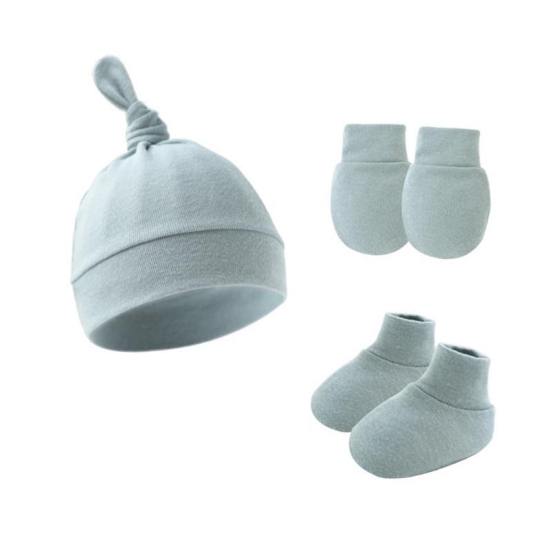 

Детская одежда для младенцев, комплект аксессуаров, детская шапочка, варежки и носки