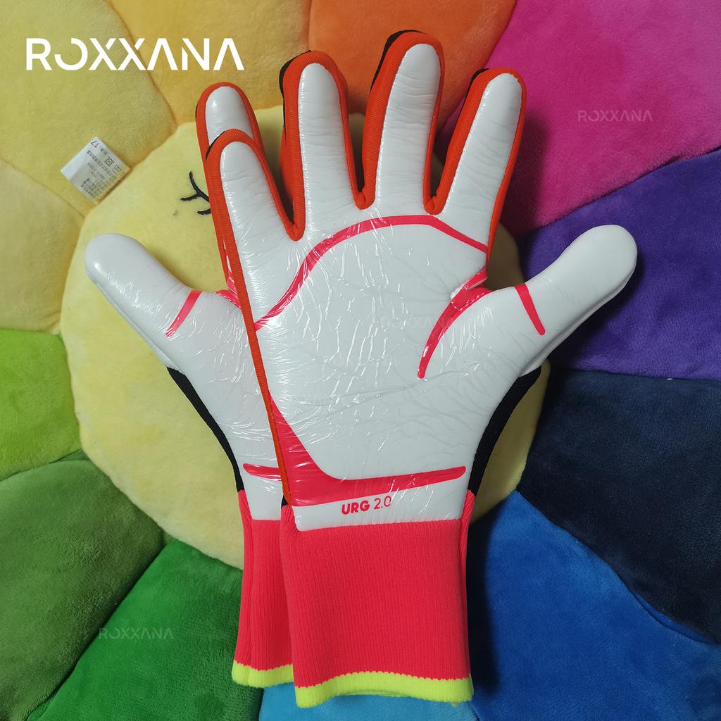 ROXXANA Professional Soccer Goalkeeper Gloves Strong Latex Durable Ventilated Shock Resistant Youth Adult Sports Training Match