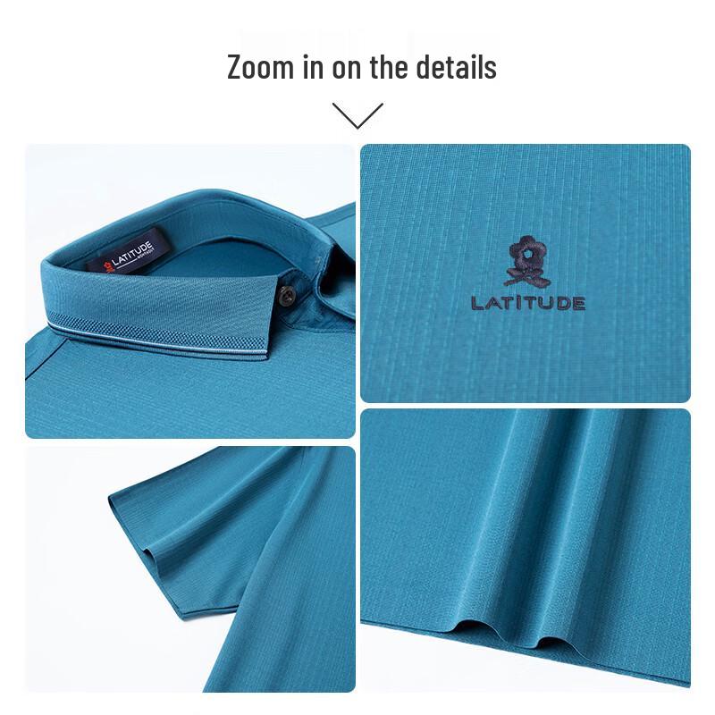 MONTAGUT Men's Ice Silk Polo Shirt