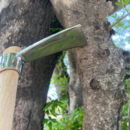 Double Headed Pickaxe Stainless Steel Dual Head Gardening Pickaxe Heavy Duty Pickaxe with Handle for Digging Weeding Planting