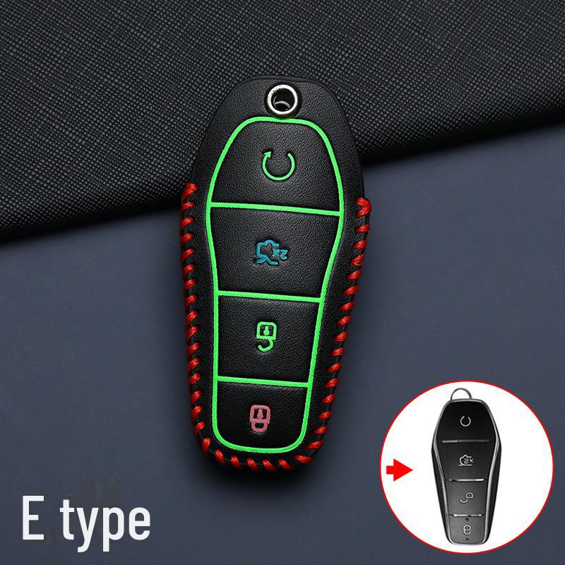 Luxury Key Cover for BYD Cars: Qin, Song Pro, Han, Dolphin, Yuan, UP, Seal & Seagull Models