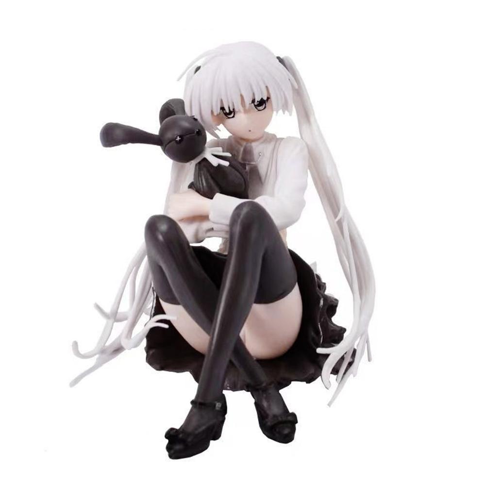 

Car Ornaments Cute Anime Lady Doll With Rabbit Dashboard Decoration Car Interior Accessories Office Desk Decor Figurines Model A