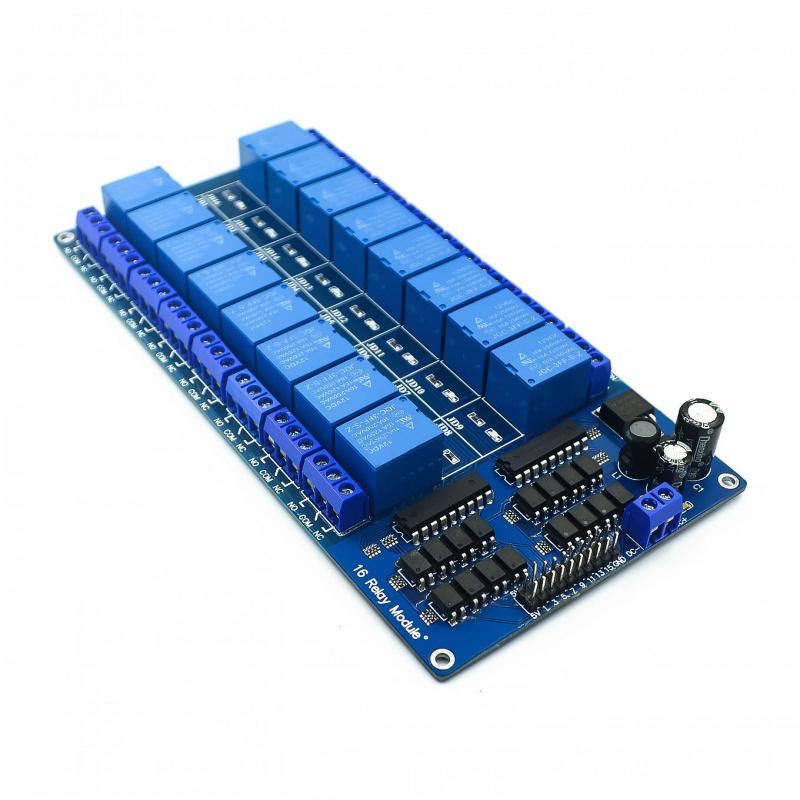 16Road 5V 12VRelay Module Relay Control Board With optocoupler BeltLM2576Power Supply