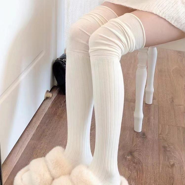 

Women s Smoky Gray Over-the-Knee Slouch Socks - Autumn Collection Khaki