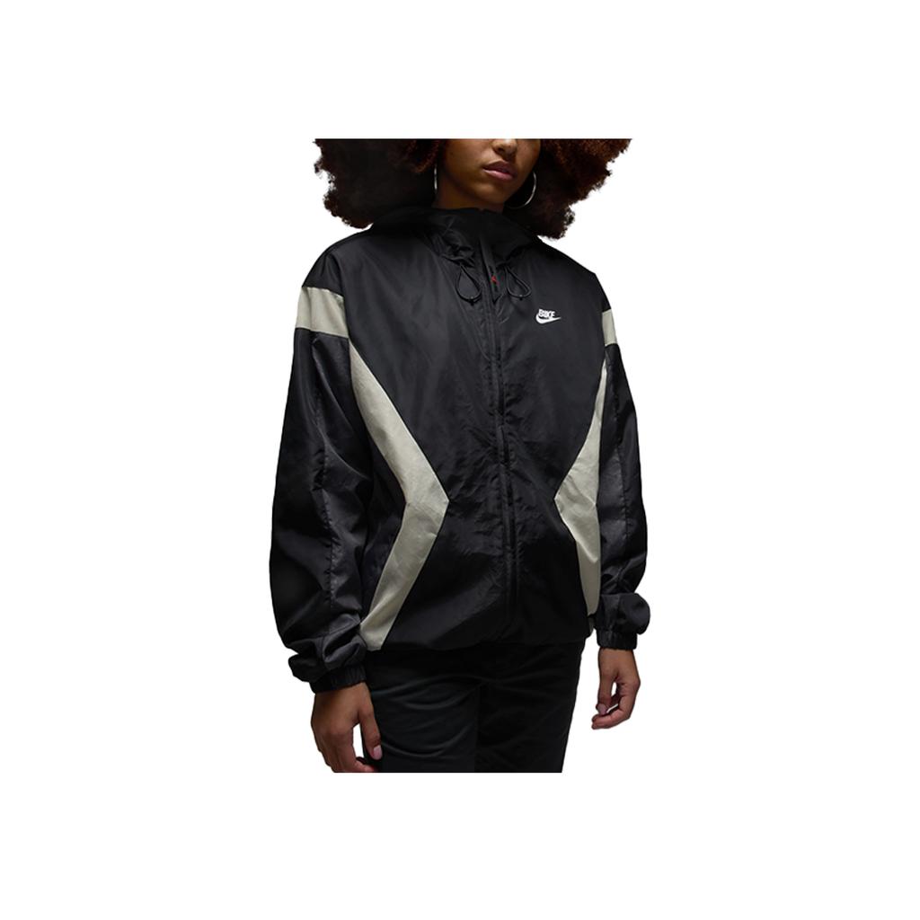 Jordan Giacca Casual con Cappuccio a Maniche Lunghe con Logo Bozza Giacca Unisex Nero Grigio Ferro Crema Chiaro HQ1739-010