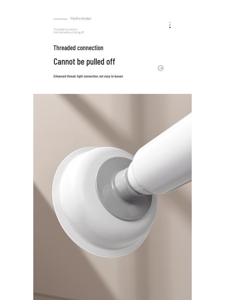 High-Pressure Toilet and Sewer Unblocker – Efficient Plunger for Household and Kitchen Blockages