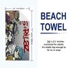 Gorillaz Print Beach Towel, Large Soft Quick Dry Towel for Beach Camping Swimming