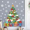 Christmas Snowflake Glass Window Decoration Sticker Self-Adhesive Material Christmas Tree Holiday Party Decorations Wall Sticker