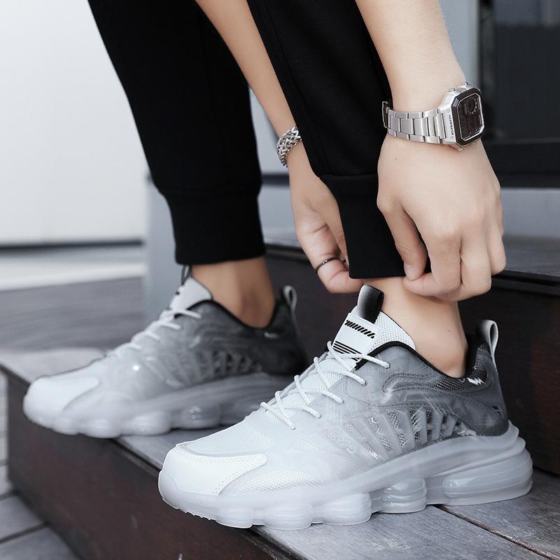 2025 new summer men's shoes season student sports and leisure large size 39-47 youth mesh dad running shoes