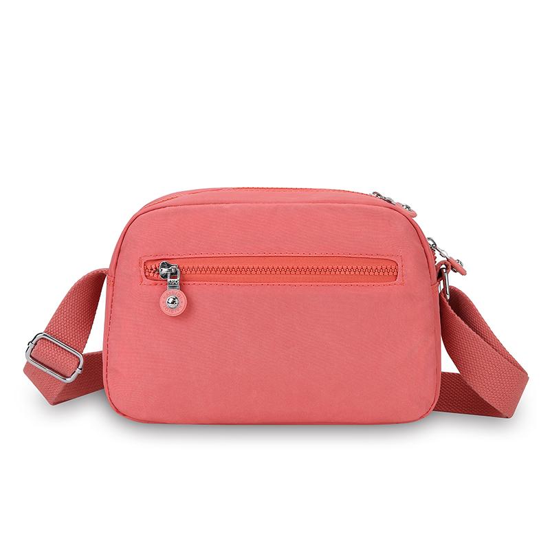 Women's Multi-Pocket Shoulder Bag Nylon Small Bag Lightweight Crossbody Bag