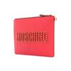 Moschino Logo Embossed Zipper Closure Bear Leather Wallet Clutch Women Wallets Red 7A8429-8210-1115
