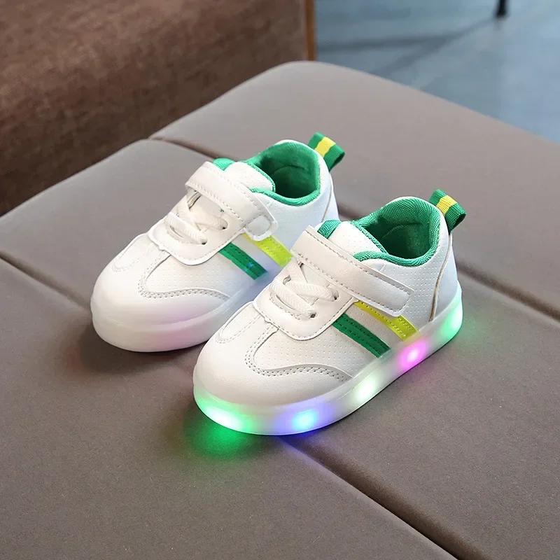 Pantofi LED pentru Copii Băieți Fete Adidași Casual Iluminați Pantofi Strălucitori Pentru Copii Adidași Cu Talpă Luminoasă Pantofi de Alergare Luminoși