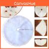 Christmas Tree White Skirt Base Fur Xmas Floor Mat Ornament Decoration