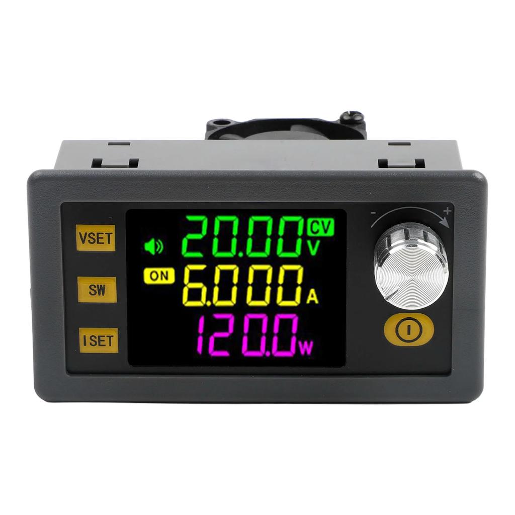 Adjustable Power Supply CNC Voltage Regulator For Electronics Projects 0-36V 0-6A Full-screen LCD Display For Solar Charging