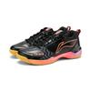 Li Ning Sports Comfortable Shock Absorbing Wear Resistant Low Top Badminton Shoes Unisex Shoes Black AYZV001-3