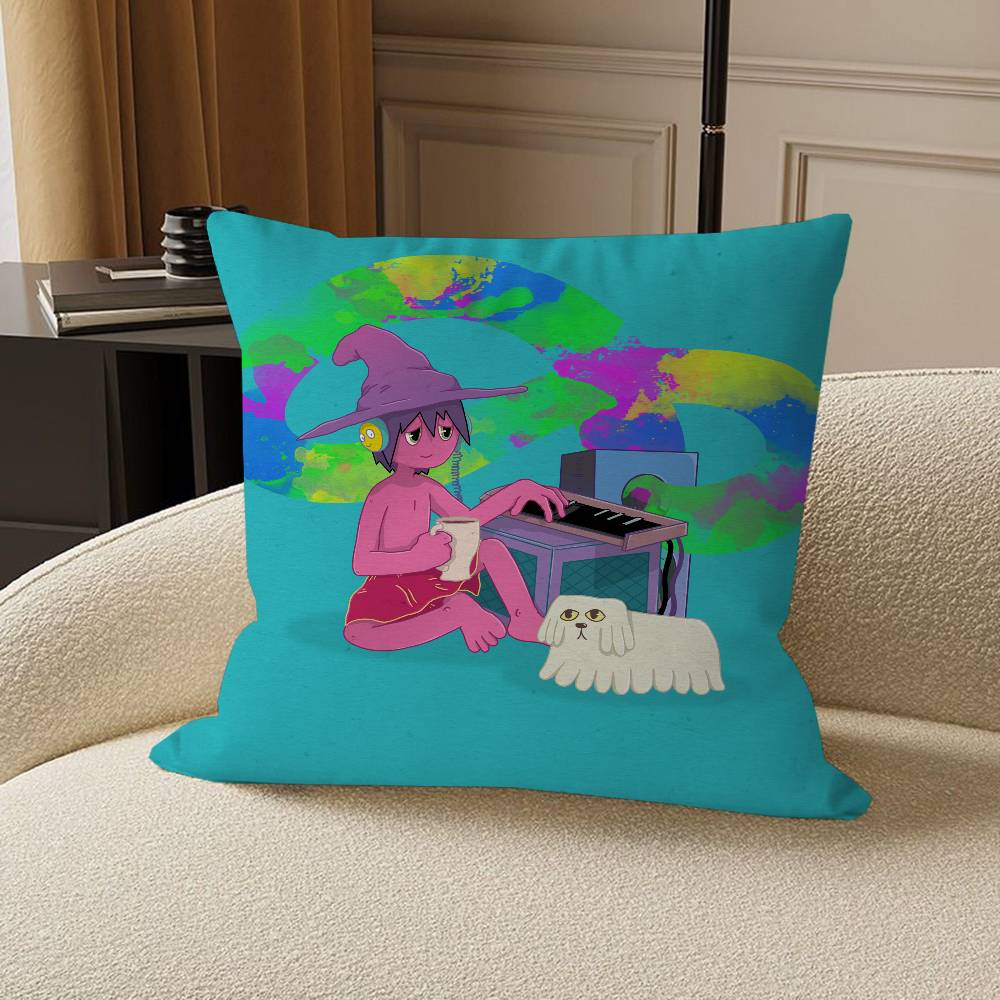 The M-Midnight Gospel Cushion Cover Decorative Pillow Sofa Home Decor Case Pillow Cases